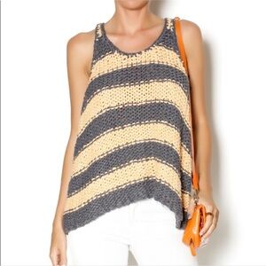 Free People Stars That Shine Sweater Tank in Stardust Melon